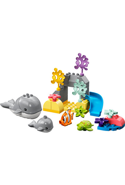 LEGO® Duplo® Vahşi Okyanus Hayvanları 10972 - 2 Yaş ve Üzeri Çocuklar Için Okyanus Hayvanları Oyuncak Yapım Seti (32 Parça)