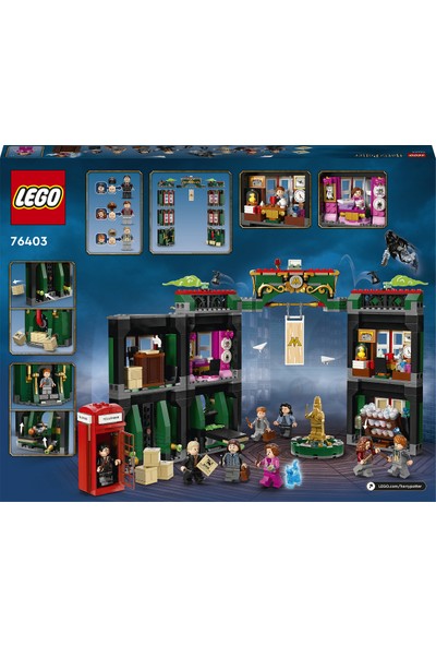 LEGO® Harry Potter™ Sihir Bakanlığı 76403 - 9 Yaş ve Üzeri Için Koleksiyonluk Oyuncak Yapım Seti (990 Parça)