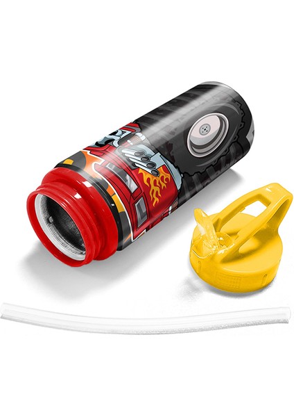 22943 Coral Hıgh Pipetli Alüminyum Matara 600 ml