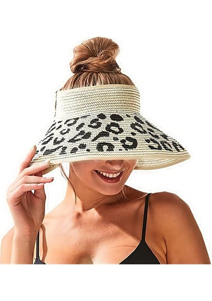 Kadın Için Katlanabilir Geniş Kenarlı Güneş Şapkaları (Yurt Dışından)