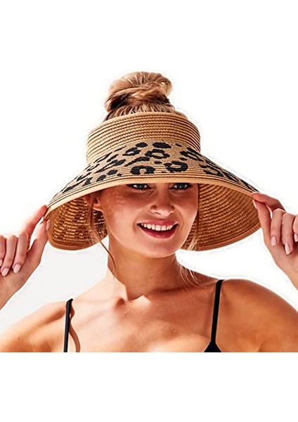 Kadın Için Katlanabilir Geniş Kenarlı Güneş Şapkaları (Yurt Dışından)