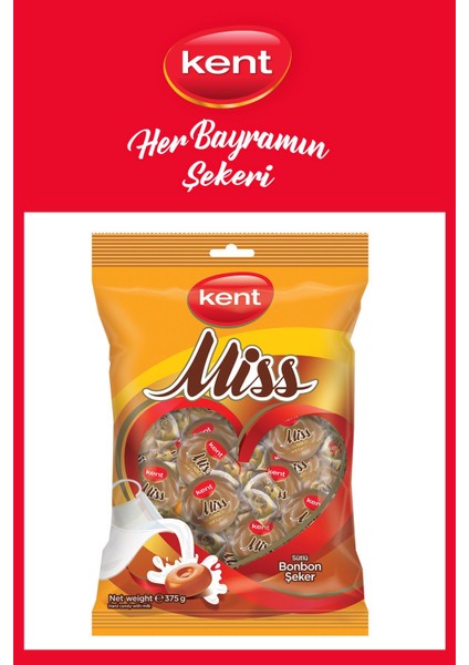 Missbonbon Sütlü 375 gr 2'li Paket