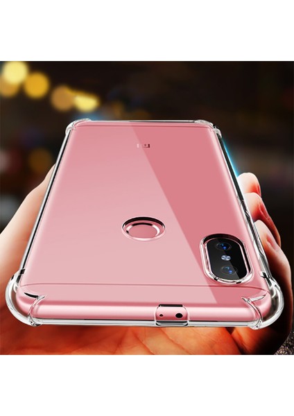 Xiaomi Mi A2 Lite Uyumlu Kılıf Case, Şeffaf Ultra Koruma Hard Transparent Ultra Protected