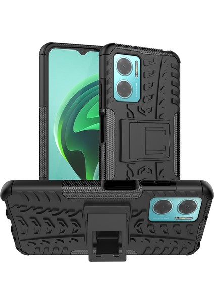 Xiaomi Redmi İçin Lastik Doku Telefon Kılıfı Not 11E 5G Siyah (Yurt Dışından)