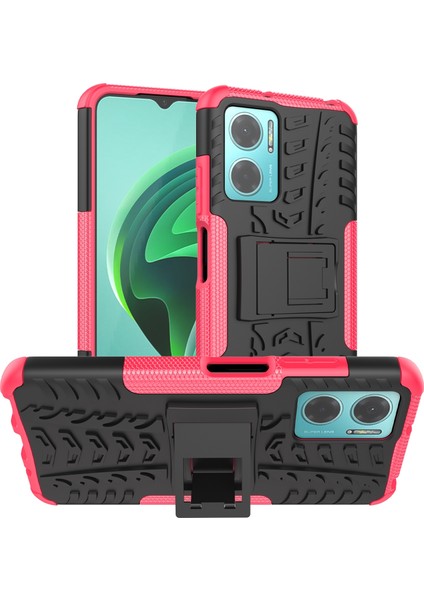 Xiaomi Redmi İçin Lastik Doku Telefon Kılıfı Not 11E 5G Pembe (Yurt Dışından)