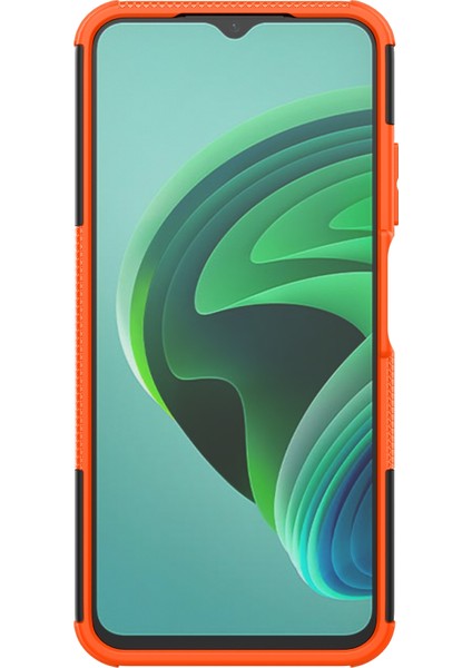 Xiaomi Redmi İçin Lastik Doku Telefon Kılıfı Not 11E 5G Turuncu (Yurt Dışından) modelleri