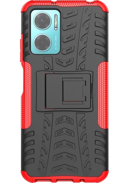 Xiaomi Redmi İçin Lastik Doku Telefon Kılıfı Not 11E 5G Kırmızı (Yurt Dışından) fiyatları