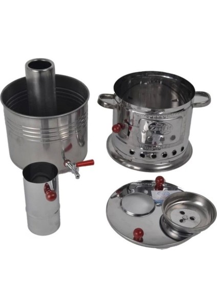 Odunlu Kömürlü Semaver Tek Musluklu 5 Litre Kapasiteli fiyatları