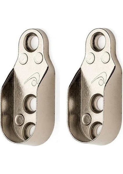 Gardrop Dolap Içi Oval Askı Aparatı Flanş (2 Adet)+ 6 Adet Vida