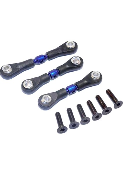 3x Metal Rc Araba Bağlantıları TT02 TT02T Rc Araba Buggy Kamyon Parçaları Için Çekme Çubuğu fiyatları