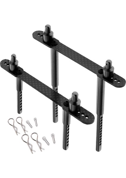 108.5MM Kabuk Sütun Metal Aksiyel SCX10 90047 1/10 Rc Araba Yükseltme Parçaları Siyah