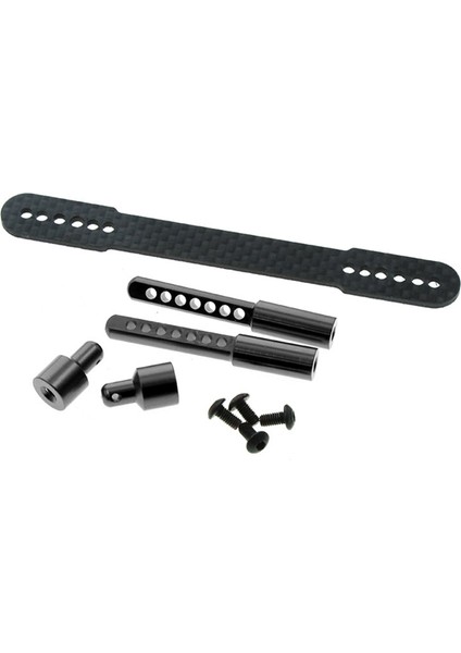 108.5MM Kabuk Sütun Metal Aksiyel SCX10 90047 1/10 Rc Araba Yükseltme Parçaları Siyah