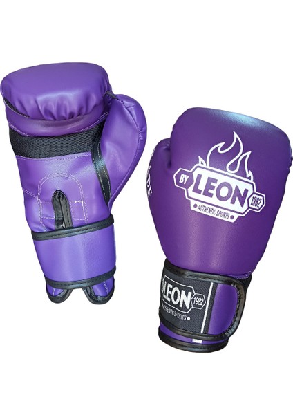 By Leon 1982 Leon Blade Training Boks, Kick Boks ve Muay Thai Eldiveni Mor 8 Oz