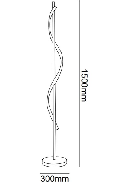 TRA20085 Eco 150 cm LED Lambader Joy - Işık Rengi 4000K Doğal Beyaz