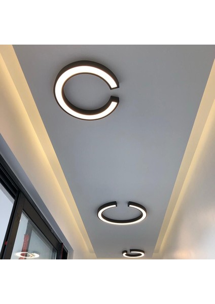 TRA31032 Eco Ø60 cm LED Avize Plafonyer C Vıer - Işık Rengi 6500K Soğuk Beyaz