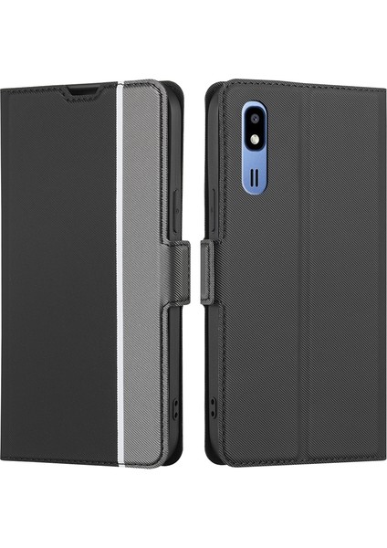 Samsung Galaxy A2 Core Black Için Twill Doku Kılıfı fiyatları
