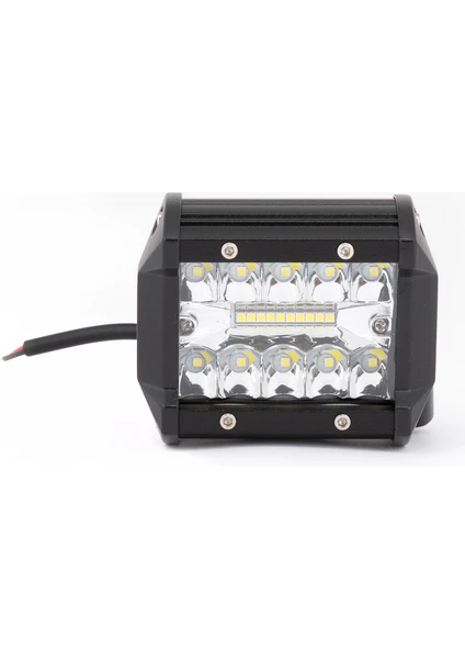 Zauss 60W Kombo Aydınlatma 20 LED Çalışma Lambası Off Road Motorsiklet Tekne