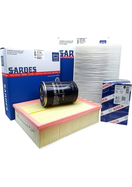 Audi A4 1.8 T Filtre Bakım Seti 2000-2004