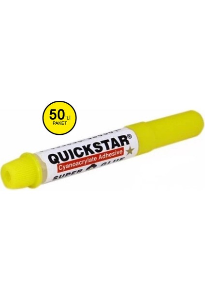 Japon Yapıştırıcı Hızlı Yapıştırıcı 1.5 Gram (50 Adet) fiyatları