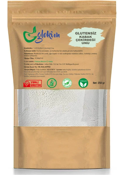 Kabak Çekirdeği Unu 250  gr - Glutensiz