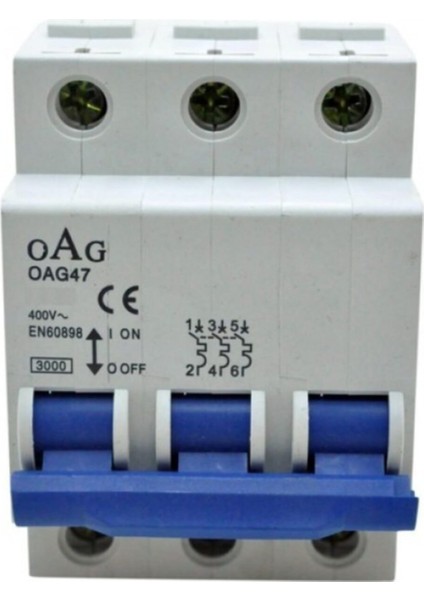 Oag 3x100 A Trifaze 3ka Otomatik Sigorta