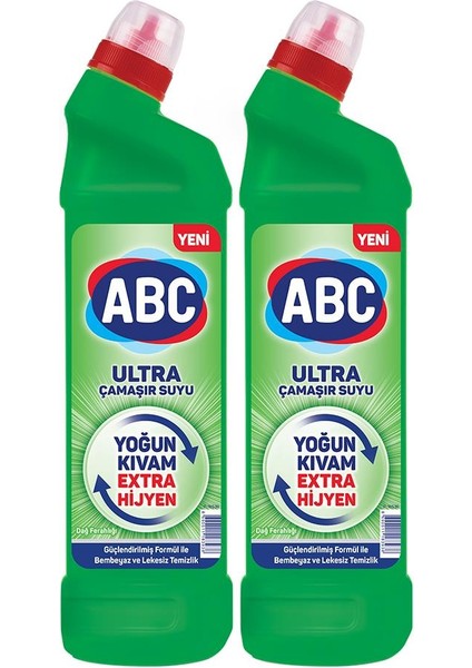 Abc Ultra Çamaşır Suyu Dağ Ferağlığı 750 ml 2'li