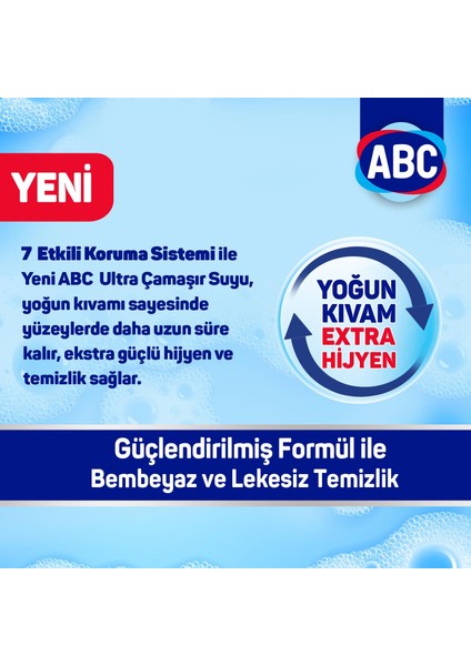 Abc Ultra Çamaşır Suyu Dağ Ferağlığı 750 ml 2'li