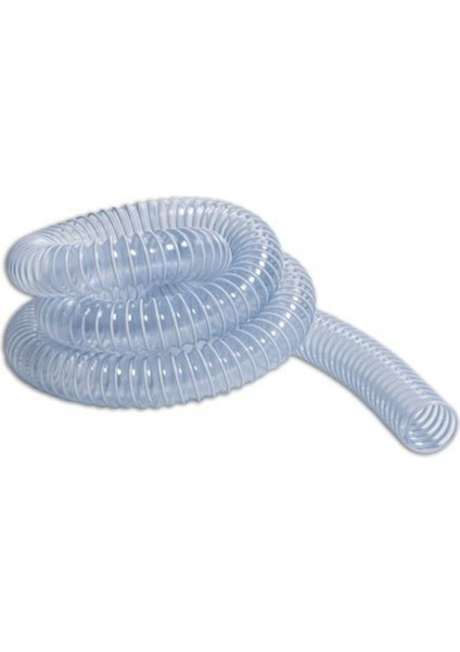 1 1/4''' Şeffaf Spral Spiral Lavabo Hortumu (1 Metre)