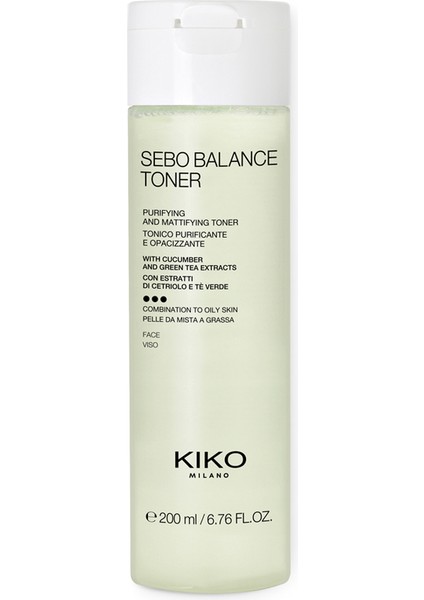 KikoMilano Kiko Tonik - Sebo Balance Toner - 001
