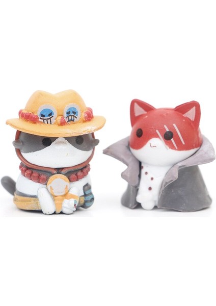 8 Adet Tek Parça Kedi Tony Chopper Portgas Ace Trafalgar Pvc Model Şekil Oyuncaklar (Yurt Dışından)