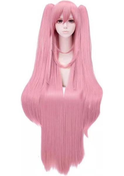 Anime Cosplay Peruk - Pembe (Yurt Dışından)