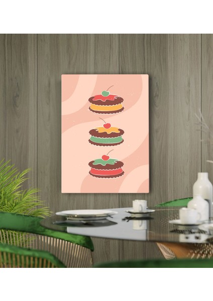 Gift Cafe & Bar & Restaurant Konseptli Kanvas Tablo 50X70CM-81