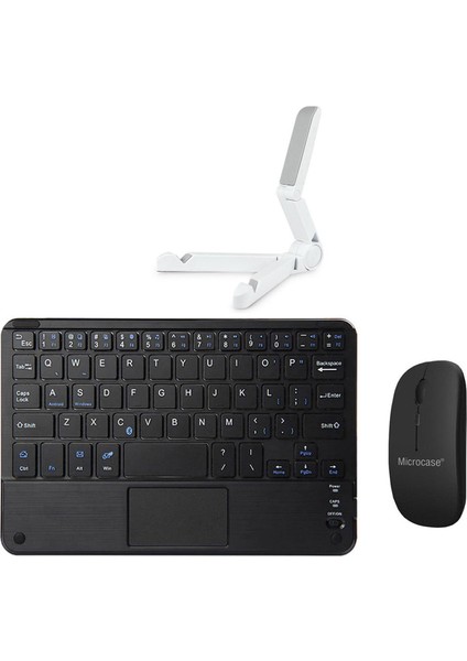 iPad Mini 5 7.9 Inch Touchpad Bluetooth Klavye 23 cm + Bluetooth Mouse + Stand - AL2763