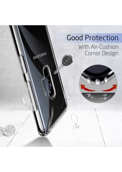 Samsung Galaxy S9 Plus Uyumlu Kılıf Case, Soft, Transparent, Şeffaf Ultra Esnek Ince Silikon fırsatları