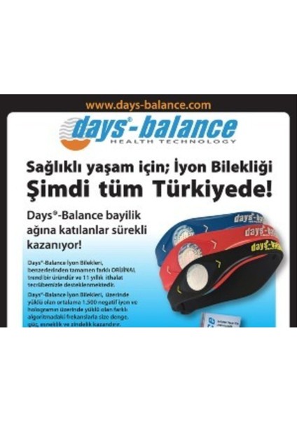 Daysbalance Iyon Yüklü Bileklik Siyah Large
