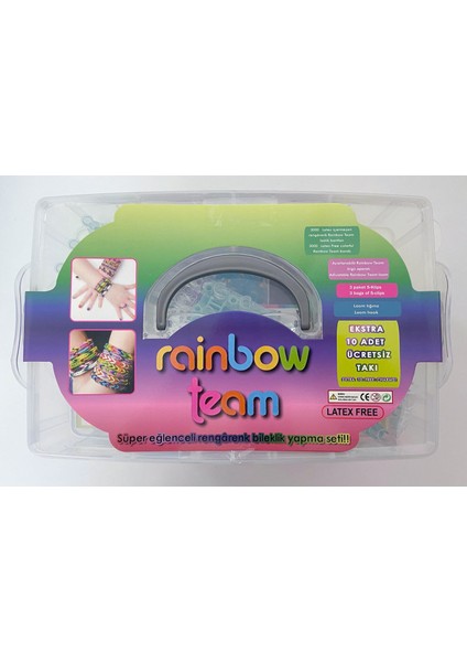 Rainbow Team 3000 Parça Mega Bileklik Yapım Seti