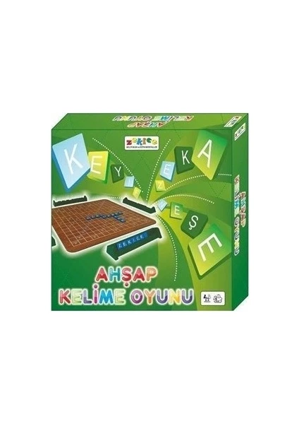 Ahşap Kelime Oyunu Scrable Kelime Türetme Oyunu