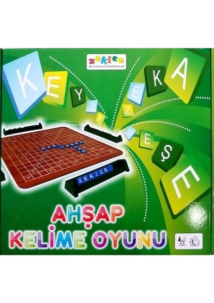 Ahşap Kelime Oyunu Scrable Kelime Türetme Oyunu