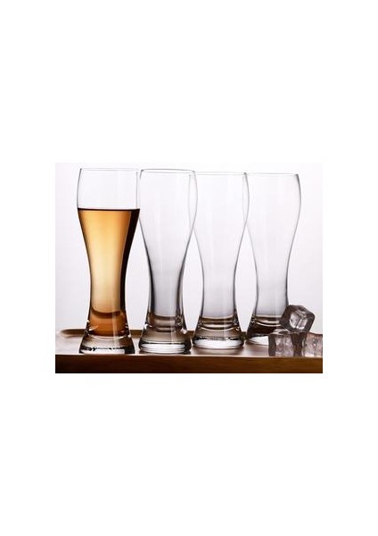 Klasik Tarzı Cam Bira Bardak 350ML 6 Adet (Yurt Dışından)