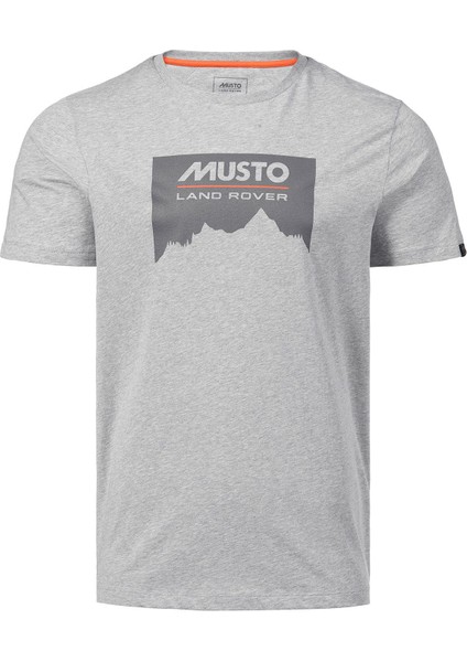 Musto M Lr Musto Ss Tee Grey Marl Erkek T-Shirt / Polo T-Shirt MUS.82271 MUS.949