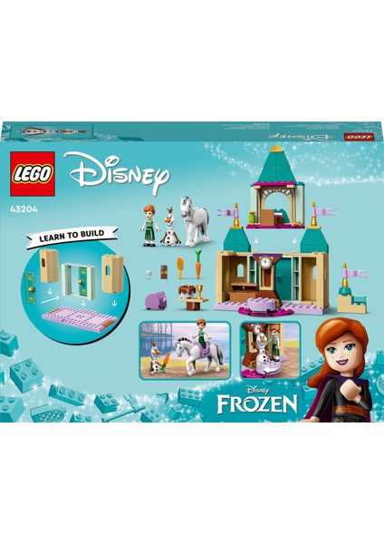 # Disney Princess Anna ve Olaf#ın Şato Eğlencesi 43204 - 4 Yaş ve Üzeri Çocuklar için Prensesli Oyuncak Yapım Seti (108 Parça) fırsatları