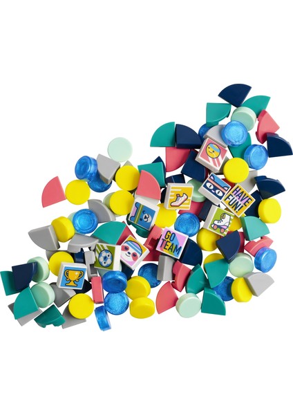 Dots Ekstra Dots Seri 7 # Spor 41958 - 6 Yaş ve Üzeri Çocukların El Sanatlarını Kişiselleştirmesi Için Aksesuarlar Içeren Kendin Yap Süsleme Seti (115 Parça)
