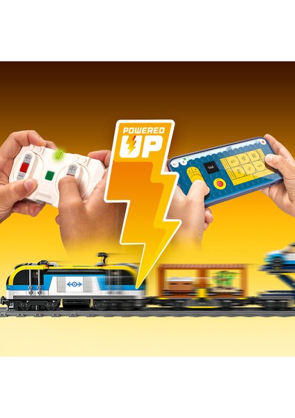 City Yük Treni 60336 - 7 Yaş ve Üzeri için Powered Up Teknolojili Oyuncak Yük Treni Yapım Seti (1153 Parça)