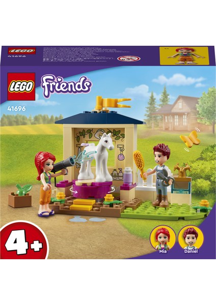 Friends Midilli Yıkama Ahırı 41696 - 4 Yaş ve Üzeri Için Bir Midilli, Mia ve Daniel Mini Bebekleri Içeren Oyuncak Yapım Seti (60 Parça)