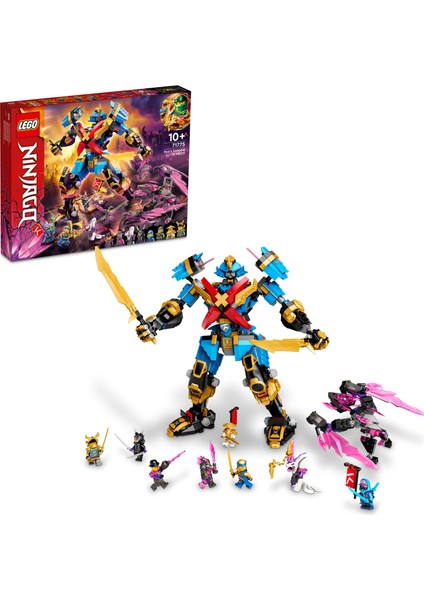 Ninjago® Nya#nın Samuray x Robotu 71775 - 10 Yaş ve Üzeri Çocuklar Için Muhteşem Oyuncak Yapım Seti (1003 Parça)