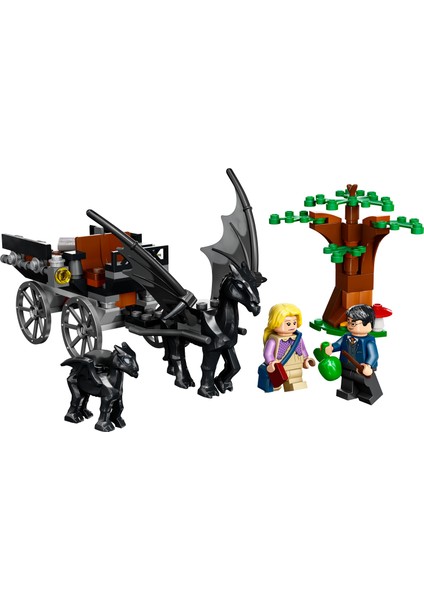 Harry Potter# Hogwarts# Araba ve Testraller 76400 - 7 Yaş ve Üzeri Çocuklar Için Oyuncak Yapım Seti (121 Parça)