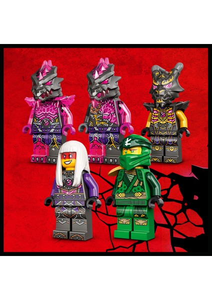 NINJAGO® Kristal Kral 71772 - 9 Yaş ve Üzeri Çocuklar Için Kötü Ninja Karakteri Oyuncak Yapım Seti (722 Parça)