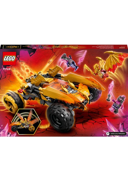 Ninjago Cole'un Ejderha Jipi 71769 - 8 Yaş ve Üzeri Için Bir Ninja Arabası Içeren Oyuncak Yapım Seti (384 Parça)