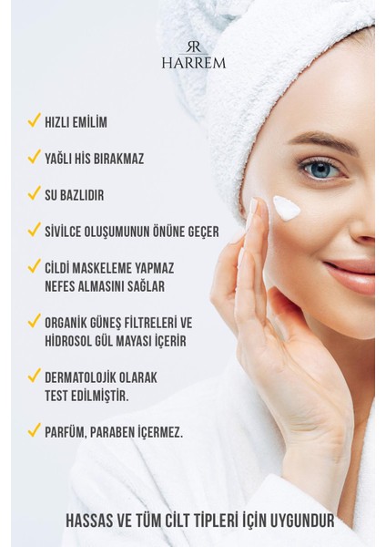 Nemlendirici Leke Karşıtı SPF50+ Güneş Kremi 50 ml