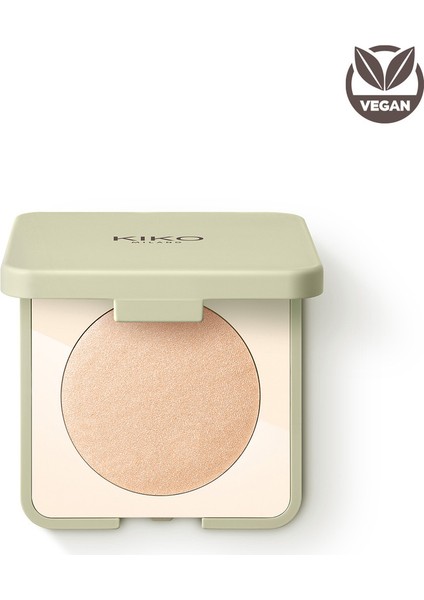 KikoMilano Green Me Highlighter 01 - Doğal Işıltı Etkisiyle Pudra Aydınlatıcı, 5 g